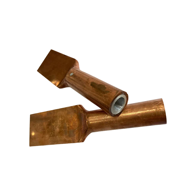 What specific advantages does the new copper-aluminum transition clamp offer in terms of improving conductivity, reducing power loss, and preventing overheating by lowering contact resistance?