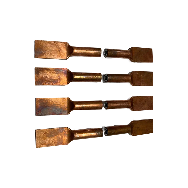 How can the contact surface design of a new copper-aluminum transition clamp be optimized to reduce long-term resistance changes?